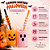 Canudo Sortido Halloween Pct c/4 un Cromus 29011017 - Imagem 5
