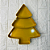 Petisqueira Árvore De Natal Dourado Festplastik 00219 - Imagem 3