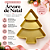 Petisqueira Árvore De Natal Dourado Festplastik 00219 - Imagem 2