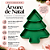 Petisqueira Árvore De Natal Verde Folha Festplastik 00213 - Imagem 5