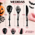 Talheres Esqueleto Preto Pt c/12 un Halloween Cromus 29012221 - Imagem 8