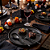 Talheres Esqueleto Preto Pt c/12 un Halloween Cromus 29012221 - Imagem 2