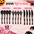 Talheres Esqueleto Preto Pt c/12 un Halloween Cromus 29012221 - Imagem 9