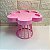 Porta Doce Roma Floratta - Rosa Candy - Imagem 1
