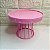 Boleira Roma Mista 23,5cm - Rosa Candy - Imagem 1