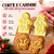 Kit Cortadores com Carimbos Natal Casal Ginger 7cm BlueStar - Imagem 3