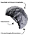 Touca Rede Nylon Preta Pct c/ 100un Vabene 2242 - Imagem 4