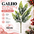Decoração Galho Médio Branco 41cm C/1un Natal Cromus 1087400 - Imagem 1