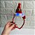 Tiara Gorro Noel Cinto Branco Ouro 25cm Pct C/1un Natal Cromus 1087750 - Imagem 2