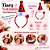 Tiara Gorro Noel Cinto Branco Ouro 25cm Pct C/1un Natal Cromus 1087750 - Imagem 4