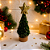 Decoração Mini Árvore Verde/Ouro 17,5x6,5cm Pct C/1un Natal Cromus 1097073 - Imagem 2