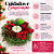 Porta Vela Com Aarranjo Verde/Vermelho/Marrom 15cm C/1un Natal Cromus 1043328 - Imagem 4