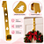Suporte Gancho Guirlanda Vazado Árvore Ouro 30cm C/1un Natal Cromus 1089897 - Imagem 3