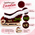 Decoração Trenó Veludo Vermelho/Cru 12cm C/1un Natal Cromus 3113165 - Imagem 3