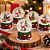Globo De Neve Sortido Base Casa Colorido 8,5X6,5cm C/1un Natal Cromus 3116829 - Imagem 6