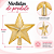 Ponteira Árvore Estrela Ouro 14,5cm C/1un Natal Cromus 1096925 - Imagem 6
