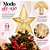 Ponteira Árvore Estrela Ouro 14,5cm C/1un Natal Cromus 1096925 - Imagem 7