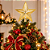 Ponteira Árvore Estrela Ouro 14,5cm C/1un Natal Cromus 1096925 - Imagem 5