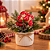 Pick Cogumelos Vermelho E Branco 12cm C/1un Natal Cromus 1046812 - Imagem 5