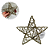 Estrela Rattam Ouro 20cm Natal Cromus 1212037 - Imagem 10