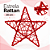 Estrela Rattan Vermelho 20cm Natal Cromus 1212038 - Imagem 1