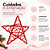 Estrela Rattan Vermelho 20cm Natal Cromus 1212038 - Imagem 4
