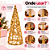 Árvore Natal Display Vazada Ouro 20x6,5cm C/1un Natal Cromus 3109531 - Imagem 7