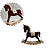Decoração Cavalo Balanço Vermelho/Cru 18cm C/1un Natal Cromus 3113167 - Imagem 9