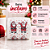 Papel Higiênico Papai Noel Vermelho/Branco C/20 Metros Cromus 1319519 - Imagem 7