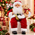 Papai Noel Decorativo Sentado Saco De Presente Vermelho/Branco 35cm C/1un Natal Cromus 1004396 - Imagem 8