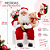 Papai Noel Decorativo Sentado Saco De Presente Vermelho/Branco 35cm C/1un Natal Cromus 1004396 - Imagem 6