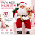 Papai Noel Decorativo Sentado Saco De Presente Vermelho/Branco 35cm C/1un Natal Cromus 1004396 - Imagem 1
