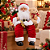 Papai Noel Decorativo Sentado Saco De Presente Vermelho/Branco 35cm C/1un Natal Cromus 1004396 - Imagem 5