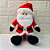 Decoração Papai Noel Sentado Vermelho/Branco/Preto Gorro 30cm C/1un Cromus 1040084 - Imagem 2