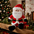 Decoração Papai Noel Sentado Vermelho/Branco/Preto Gorro 30cm C/1un Cromus 1040084 - Imagem 9