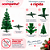 Árvore Natal Com 74 Hastes Copacabana Verde 60cm C/1un Cromus 3122714 - Imagem 7