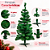 Árvore Natal Com 74 Hastes Copacabana Verde 60cm C/1un Cromus 3122714 - Imagem 3