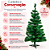 Árvore Natal Com 74 Hastes Copacabana Verde 60cm C/1un Cromus 3122714 - Imagem 4