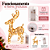 Decoração Rena Display Vazada Ouro 12cmx5cmx23cm 2AA C/1un Natal Cromus 3109537 - Imagem 7