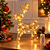 Decoração Rena Display Vazada Ouro 12cmx5cmx23cm 2AA C/1un Natal Cromus 3109537 - Imagem 5
