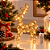 Decoração Rena Display Vazada Ouro 12cmx5cmx23cm 2AA C/1un Natal Cromus 3109537 - Imagem 8
