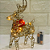 Decoração Rena Display Vazada Ouro 12cmx5cmx23cm 2AA C/1un Natal Cromus 3109537 - Imagem 2
