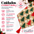 Caminho De Mesa Bola Neve Vermelho/Verde/Branco 34cmx1,82m C/1un Natal Cromus 1087230 - Imagem 4