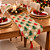 Caminho De Mesa Bola Neve Vermelho/Verde/Branco 34cmx1,82m C/1un Natal Cromus 1087230 - Imagem 5