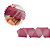 Fita Glitter Rosa 6,3x9,14m Tons Rosados C/1un Natal Cromus 1026265 - Imagem 10