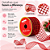 Fita Tela Vermelho 3,8x9,14m C/1un Natal Cromus 1117493 - Imagem 3