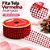 Fita Tela Vermelho 3,8x9,14m C/1un Natal Cromus 1117493 - Imagem 1