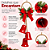 Enfeite Pendurar Sinos Com Laço Vermelho 45cm C/1un Natal Cromus 1097876 - Imagem 3