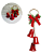 Enfeite Pendurar Sinos Com Laço Vermelho 45cm C/1un Natal Cromus 1097876 - Imagem 10