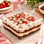 Cake Box Cristal Quadrada 4lt Tamanho Família 25x25cm c/ Tampa BlueStar - Imagem 2